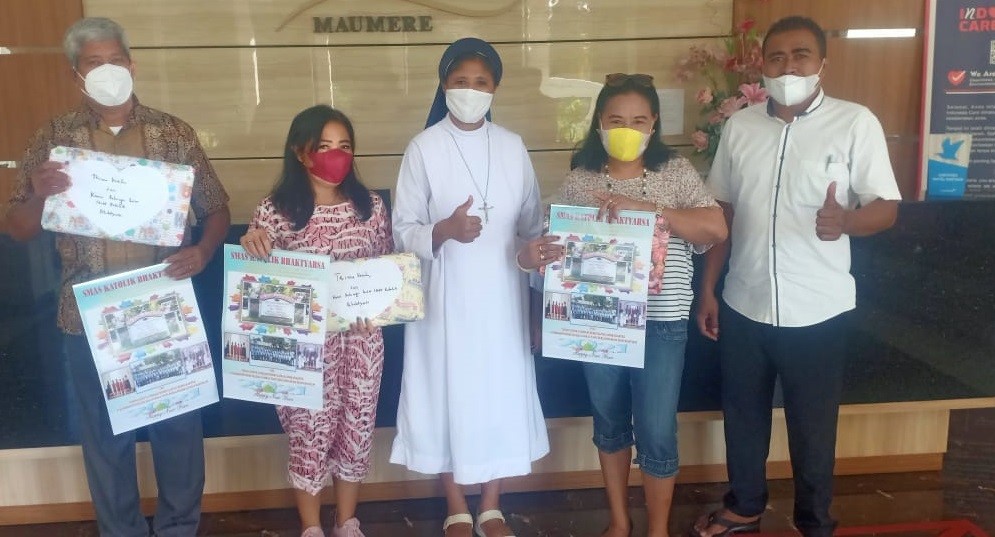 SMAS Katolik Bhaktyarsa Maumere Raih Juara I Lomba Pepustakaan Terbaik Tingkat Provinsi NTT Tahun 2021