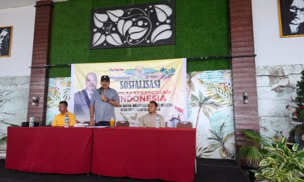 Sosialisasikan Empat Pilar, Ketua Fraksi Partai Golkar MPR RI Melchias Markus Mekeng Ajak Orang Muda Amalkan Pancasila