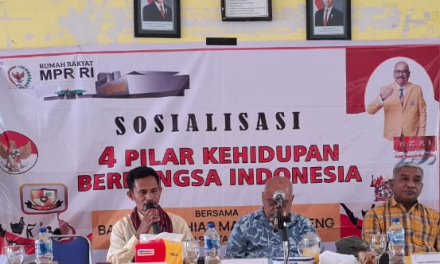 Sosialisasi 4 Pilar di SMAN I Nita , Melchias Markus Mekeng Berpesan Agar Para Pelajar Terus Merawat Kebhinekaan