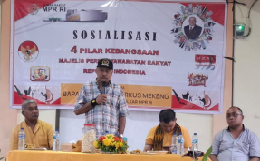 Ketua Fraksi Partai Golkar MPR RI Ajak Warga Desa Nangahale dan Desa Pogon untuk Menjadikan Empat Pilar Kebangsaan Sebagai Pondasi Hidup Berbangsa
