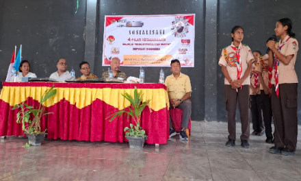 Ketua Fraksi Partai Golkar MPR RI Melchias Markus Mekeng Gelar Sosialisasi Empat Pilar di Desa Beiwali, Kabupaten Ngada, Nusa Tenggara Timur