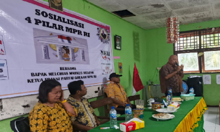 Sosialisasi Empat Pilar Kebangsaan Indonesia di Nelle Barat, Melchias Markus Mekeng Ajak Warga Perkuat Spirit Bhinneka Tunggal Ika