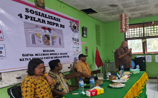 Sosialisasi Empat Pilar Kebangsaan Indonesia di Nelle Barat, Melchias Markus Mekeng Ajak Warga Perkuat Spirit Bhinneka Tunggal Ika