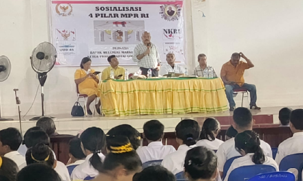 SMK Budi Luhur Maumere Gelar Sosialisasi Empat Pilar Hadirkan Ketua Fraksi Partai Golkar MPR RI