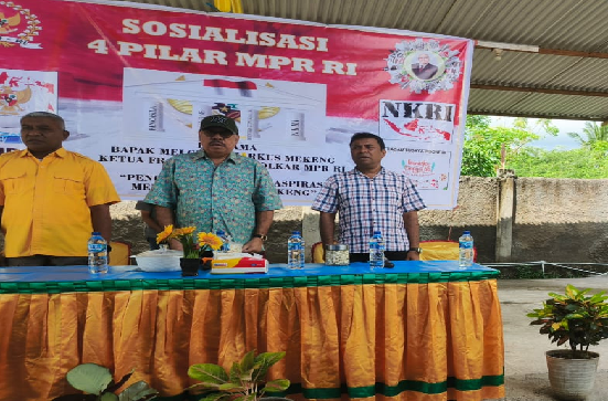 Gelorakan Semangat Kebangsaan, Melchias Markus Mekeng Ajak Warga Kecamatan Waiblama untuk Bijak Bermedia Sosial